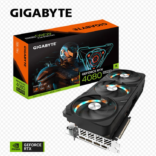 Gigabyte GeForce RTX 4080 SUPER GAMING OC-16GD GDDR6X Video Card 2595 MHz PCIE4.0x16 DP1.4a *3 HDMI 2.1 *1 GV-N408SGAMING OC-16GD