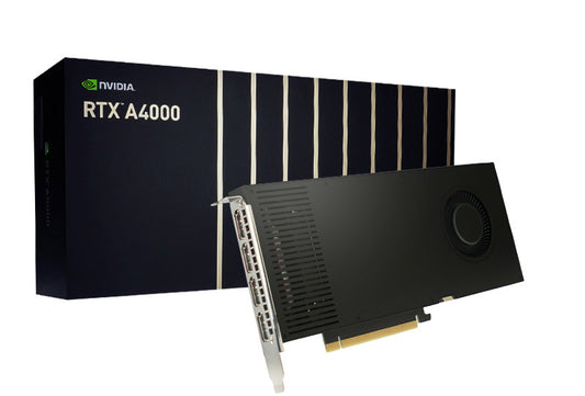 Leadtek nVidia Quadro RTX A4000 16GB Workstation Graphics Card GDDR6, ECC, 4x DP 1.4, PCIe Gen 4 x 16, 140W, Single Slot Form Factor, VR Ready 900-5G190-2500-000