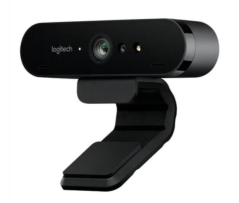 Logitech BRIO 4K Ultra HD Webcam HDR RightLight3 5xHD Zoom Auto Focus Infrared Sensor Video Conferencing Streaming Recording Windows 960-001105