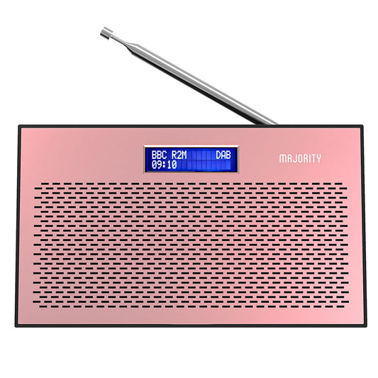 Majority Histon Compact DAB & FM Radio-Rose MY-1000002726