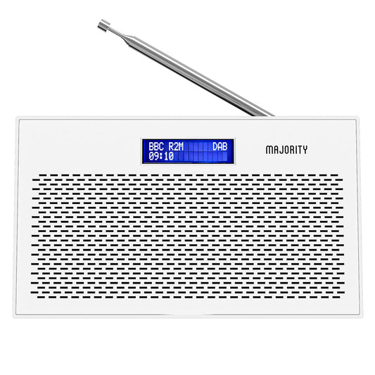 Majority Histon Compact DAB & FM Radio-White MY-1000002727