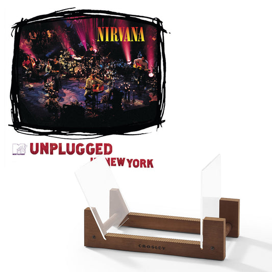 Nirvana MTV Unplugged Vinyl Album & Crosley Record Storage Display Stand UM-4247271-BS