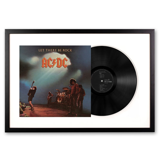 Framed AC/DC Let there Be Rock Vinyl Album Art SM-5107611-FD