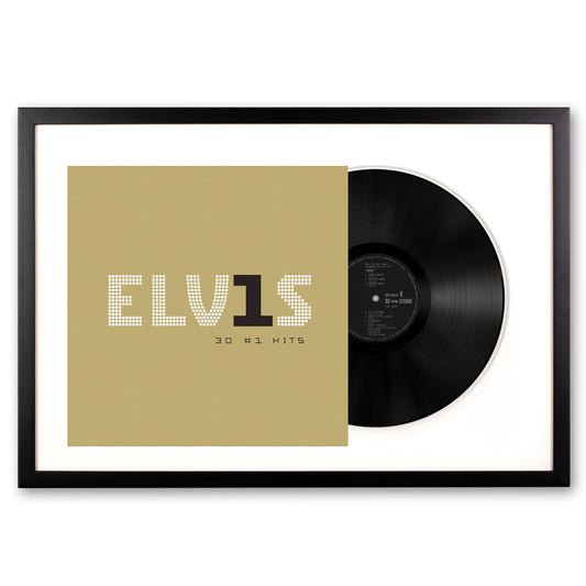 Framed Elvis Presley Elvis 30 #1 Hits Vinyl Album Art SM-88875111961-FD