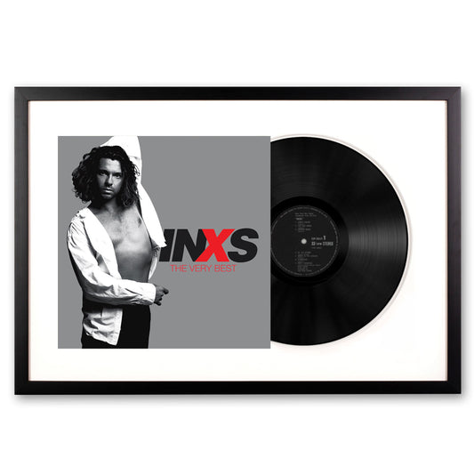 Framed INXS The Very Best - Double Vinyl Album Art UM-5788706-FD