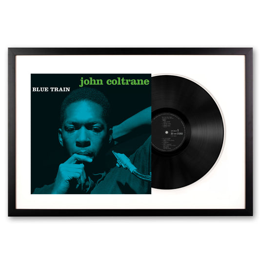 Framed John Coltrane Blue Train Vinyl Album Art UM-3771410-FD