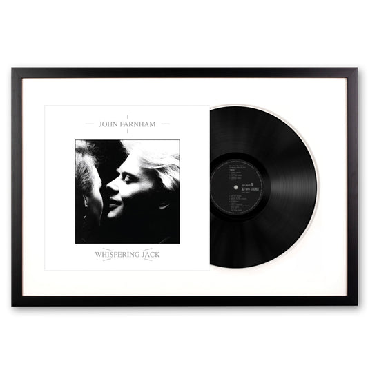 Framed John Farnham Whispering Jack Vinyl Album Art SM-19075874841-FD