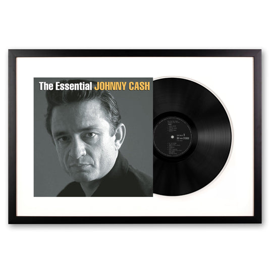 Framed Johnny Cash the Essential Johnny Cash Vinyl Album Art SM-88875150651-FD