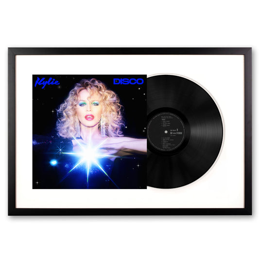 Framed Kylie Disco - Black Vinyl Album Art UM-538634001-FD