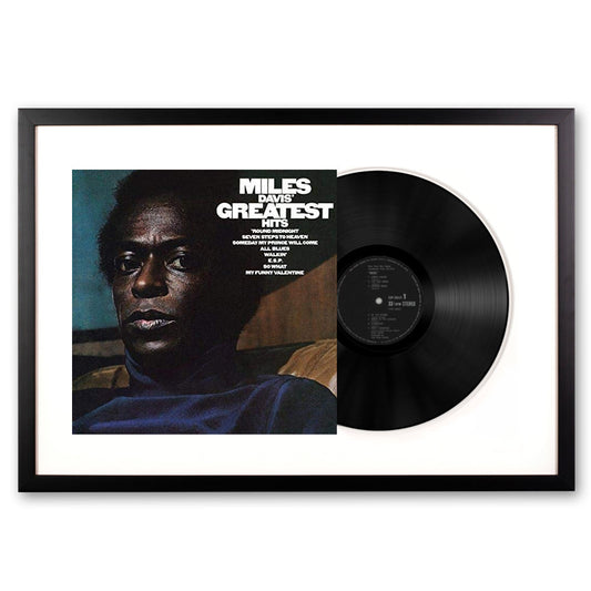 Framed Miles Davis Greatest Hits Vinyl Album Art SM-88985446121-FD