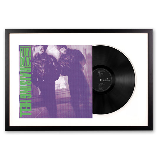 Framed Run DMC Raising Hell Vinyl Album Art SM-88985438141-FD