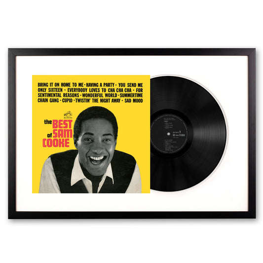 Framed Sam Cooke the Best of Sam Cooke Vinyl Album Art SM-19075874931-FD