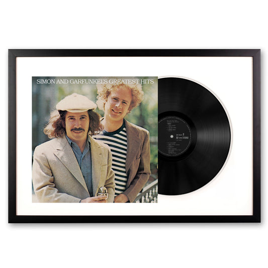 Framed Simon & Garfunkel Greatest Hits Vinyl Album Art SM-19075817661-FD