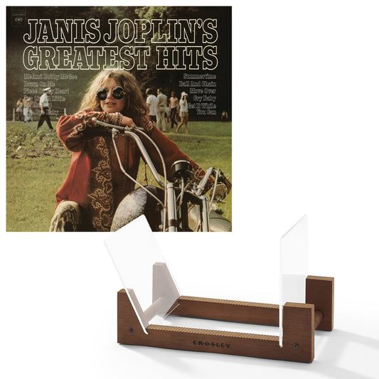 Janis Joplin Janis Joplin's Greatest Hits Vinyl Album & Crosley Record Storage Display Stand SM-19075819581-BS