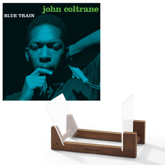 John Coltrane Blue Train - Vinyl Album & Crosley Record Storage Display Stand UM-3771410-BS