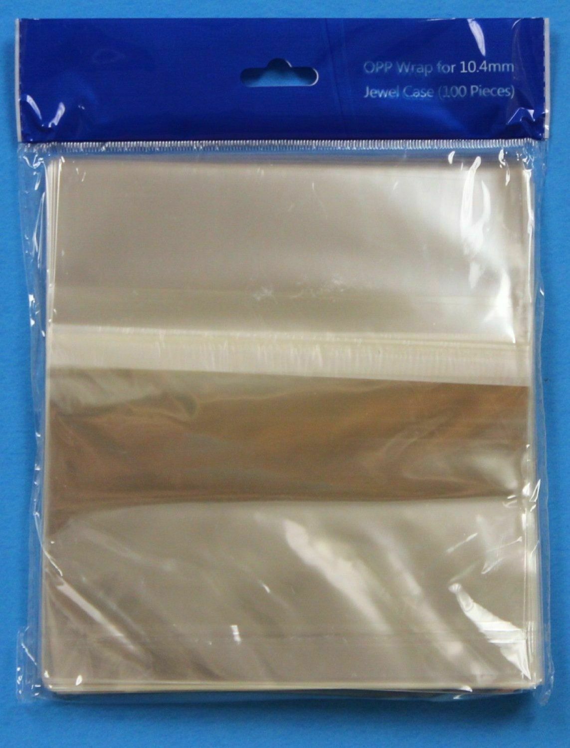 OPP Resealable Bags for 10.4mm CD Jewel Case 1000pk
