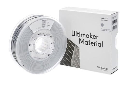 UltiMaker PLA - M0751 SILVER METALLIC 750 - 211399 BOX 1612