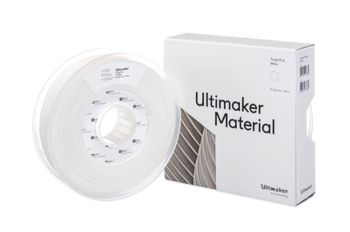 UltiMaker TOUGH PLA - M0777 WHITE 750 - 212674 BOX 202301