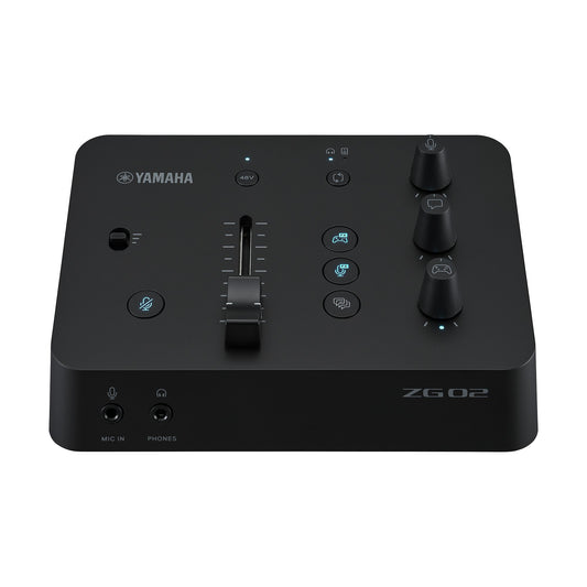 Yamaha ZG02 Game Streaming Compact Audio Mixer, XLR, USB-C  ZG02