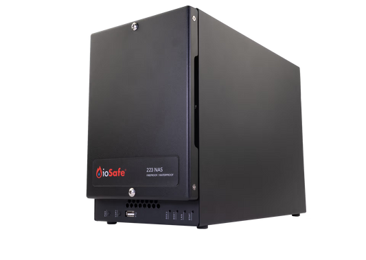 ioSafe 223 DISKLESS NAS - Two bay fireproof/waterproof NAS device with RAID 1, powered by Synology 72233-3630-0200