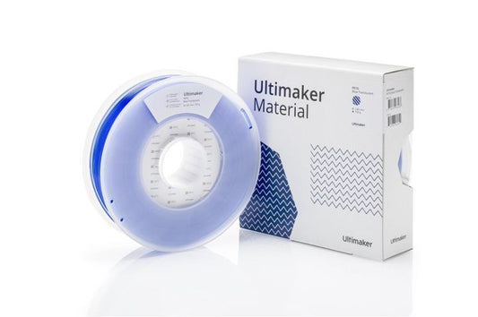 UltiMaker UM PETG BLUE TRANSLUCENT PACKAGED BOX 227335