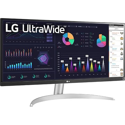 LG 34WQ500-B 34" Ultrawide FHD LCD, 2560x1080, HDMI, DP, VESA 34WQ500-B