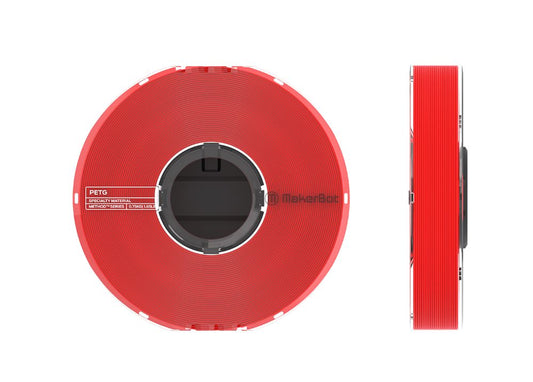 Makerbot PETG RED SPECIALTY MATERIAL FOR METHOD 375-0028A