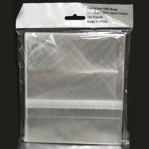 OPP Resealable Bags for 5.2mm CD Jewel Case 1000pk