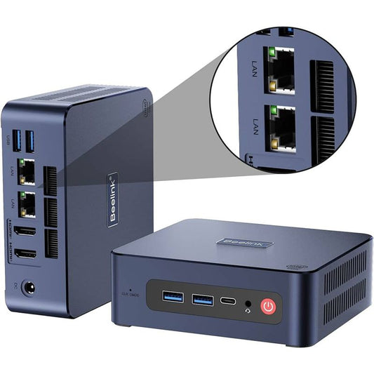 Beelink U59-N5105-500 Mini PC, Celeron N5105 up to 2.9Ghz, 16GB, 500GB SSD, LAN/WiFi/BT, Win 11 Pro  U59-N5105-500