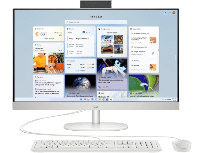 HP 27-cr0010 AIO, R3 7320U, 8GB, 512GB SSD, 27 FHD, Win11Pro, 1Yr A5JW7PA-PRO