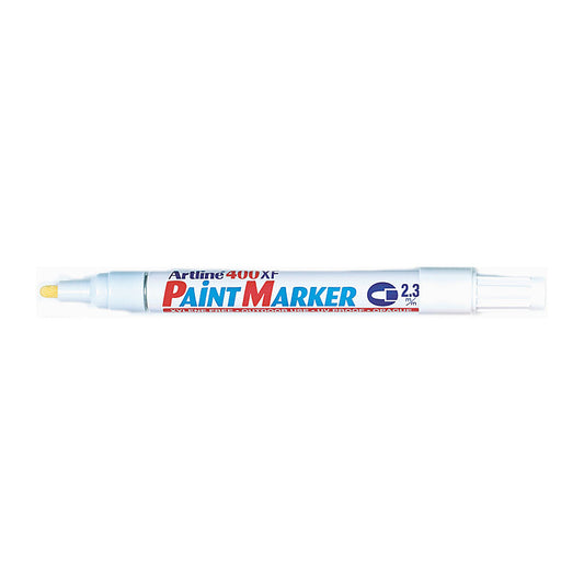Artline 400 Paint Marker 2.3mm Bullet White Box of 12  - 140033