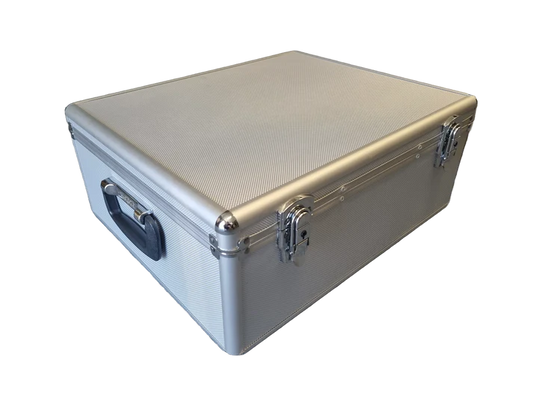 Aluminium CD DVD Storage Box - Holds 1000 Discs (sleeves included)