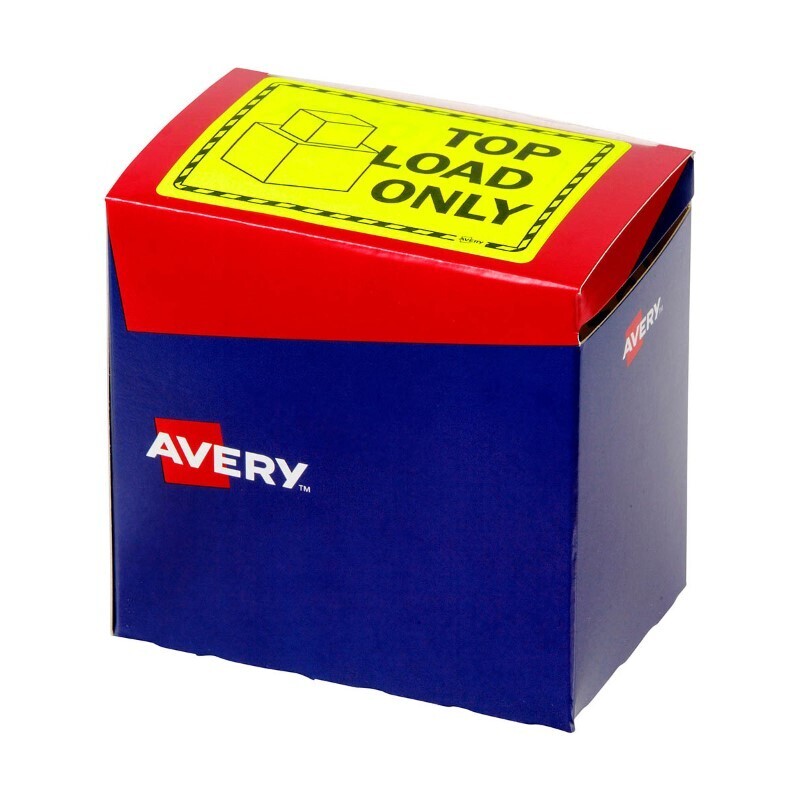 Avery Label TopLoad FL Ylw Rl750  - 932617