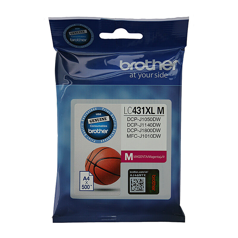 Brother LC431XL Magenta Ink Cartridge 500 Pages - LC-431XLM