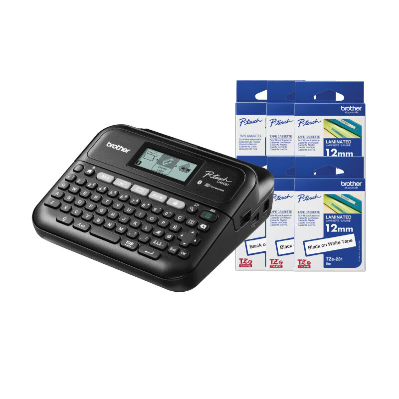 Brother PTD460BT Bundle  - PT-D460BT+TZE-231