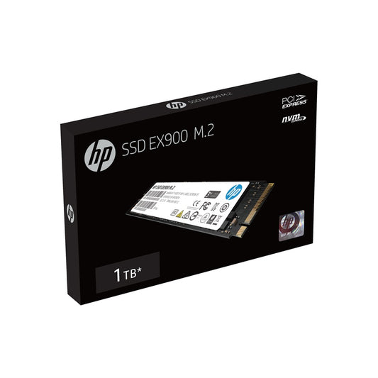 HP EX900 1TB PCIe3.0x4 SSD M.2 SSD 2150MB/s & 1815MB/s 3D NAND Flash 5XM46AA#