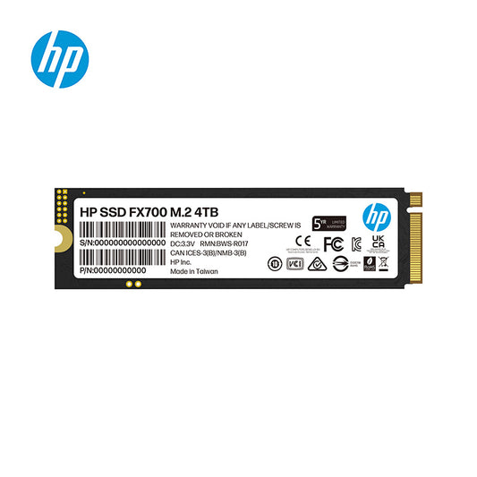 HP FX700 4TB PCIe Gen 4x4 M.2 NVMe 2.0 SSD 7200MB/s & 6200MB/s Low power consumption 8U2N7AA#