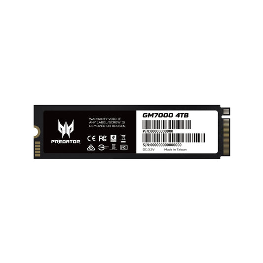 PREDATOR GM7000 1TB (with HS) NVMe PCIe SSD Dram cache, Read up to 7400, write up to 6400 MB/s (TLC) can go with free Heatsink BL.9BWWR.105