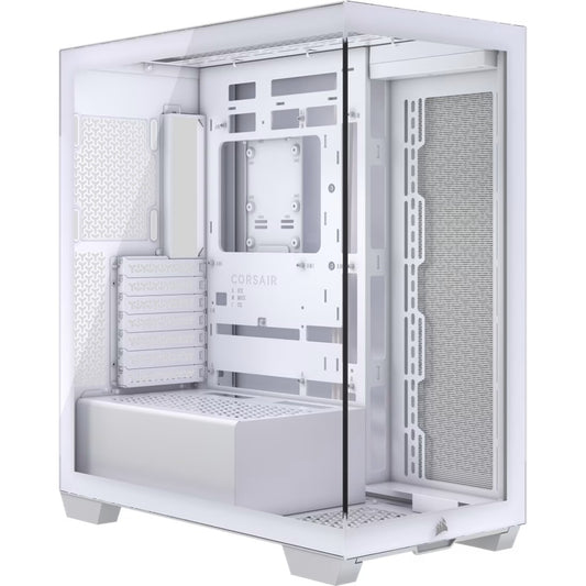 Corsair 3500X Mid-Tower PC Case, White - 506x240x460mm, ATX/E-ATX, 425mm GPU, 170mm CPU, 360 rad side/top, TG panel, USB-C, 7+4 slots, 2 yr wty CC-9011277-WW