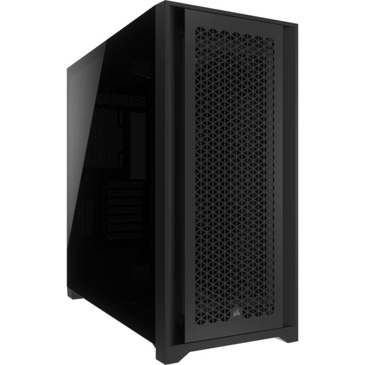 Corsair 5000D CORE AIRFLOW Black Mid-Tower ATX PC Case Multi 360mm Radiator support Cable Routing, USB-C, USB 3.2 x 2. PC Gaming Desktop Case CC-9011261-WW