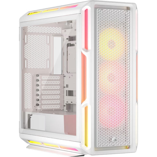 Corsair iCUE LINK 5000T LX RGB Mid-Tower High-Performance PC Case - White, ATX, 450mm GPU, 170mm CPUcooler, 360mm rad, 3x LX120 RGB, 1x USB-C 3.2 Gen2 CC-9011299-WW