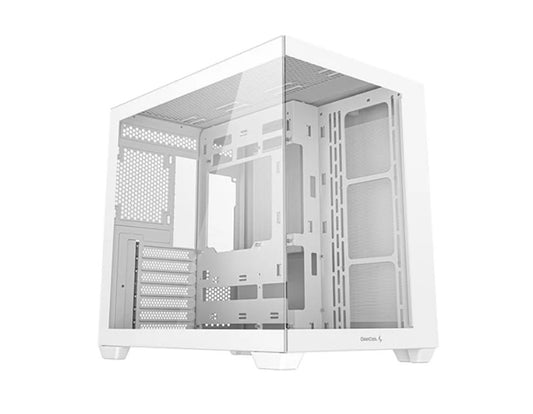 DeepCool CG530 WH Panoramic Tempered Glass Panels Dual Chamber ATX FISHTANK Case R-CG530-WHNDA0-G-1