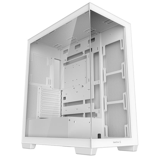 DeepCool CG580 White Panoramic ATX Mid-Tower Case, Up to 2x 360mm Radiators, 9x120mm Fans. Front 2x USB3.0, Audio I/O Panel R-CG580-WHNDA0-G-1