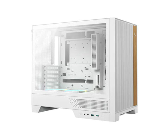 DeepCool CL660 WH Innovative Compartmentalized Optimized ATX Case Pre-installed Dual ARGB Fans, Build-in Atmosphere R-CL660-WHNNA0-G-1