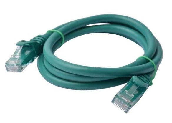 8Ware CAT6 Cable 0.25m - Green Premium RJ45 Ethernet Network LAN UTP Patch Cord 26AWG CU Jacket 8W-PL6-0.25GRN