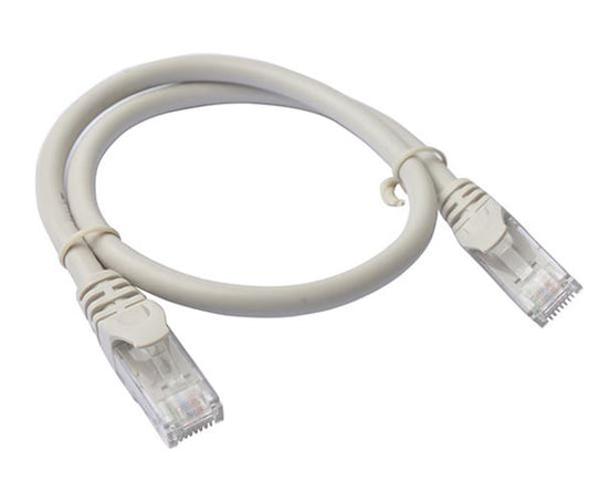 8Ware CAT6 Cable 0.25m - Grey Premium RJ45 Ethernet Network LAN UTP Patch Cord 26AWG CU Jacket 8W-PL6-0.25GRY