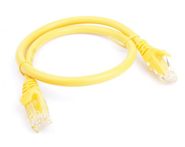 8Ware CAT6 Cable 0.25m - Yellow Premium RJ45 Ethernet Network LAN UTP Patch Cord 26AWG CU Jacket 8W-PL6-0.25YEL