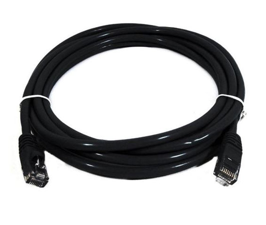 8Ware CAT6 Cable 0.5m - Black Premium RJ45 Ethernet Network LAN UTP Patch Cord 26AWG CU Jacket 8W-PL6-0.5BLK