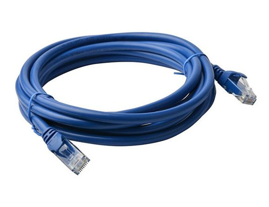 8ware CAT6 Cable 5m - Blue Premium RJ45 Ethernet Network LAN UTP Patch Cord 26AWG CU Jacket 8W-PL6-5BLU