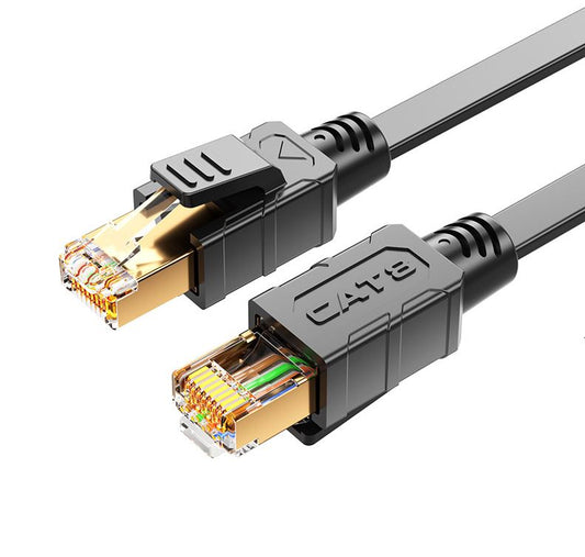 8Ware CAT8 Cable 0.5m (50cm) - Grey Color RJ45 Ethernet Network LAN UTP Patch Cord Snagless CAT8-R-0.5GR01